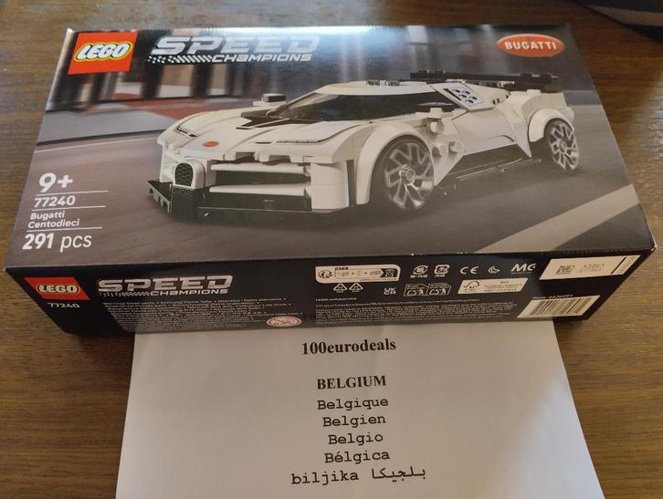 LEGO Speed Champions Bugatti Centodieci Hyper - 77240 -, Kinderen en Baby's, Speelgoed | Duplo en Lego, Nieuw, Lego, Complete set