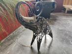 Décoration éléphant en métal, Ophalen, Zo goed als nieuw, Metaal, Dierenbeeld