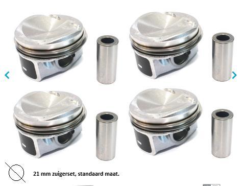 Zuigerset 1.8 TSI TFSI Audi Seat Skoda Volkswagen 21MM PEN s, Auto-onderdelen, Motor en Toebehoren, Gebruikt, Ophalen of Verzenden