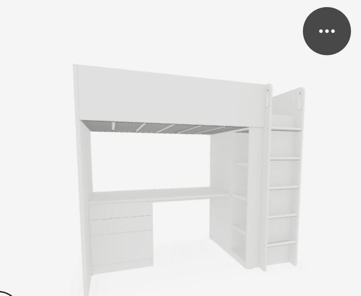 IKEA STUVA/SMASTAD Hoogslapervolledig wit, perfecte staat., Kinderen en Baby's, Kinderkamer | Stapelbedden en Hoogslapers, Zo goed als nieuw