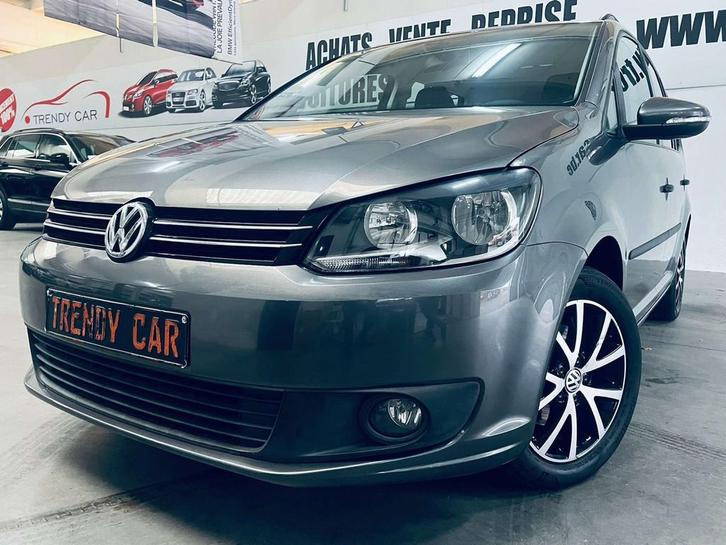 Volkswagen Touran 1.6 TDi Trendline 7PL GPS+CRUISE+CARNET+CA, Autos, Volkswagen, Entreprise, Achat, Touran, ABS, Airbags, Air conditionné