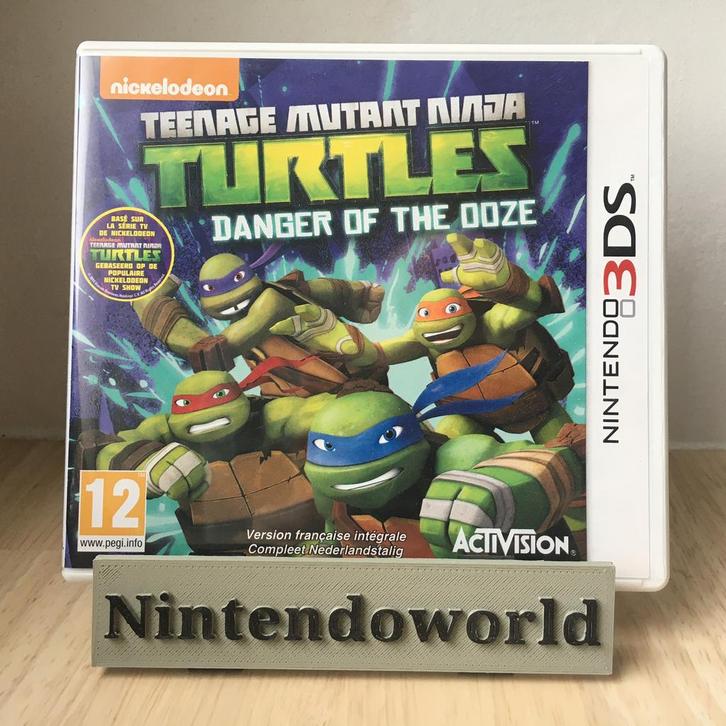 Teenage Mutant Ninja Turtles - Danger of the Ooze (3DS), Games en Spelcomputers, Games | Nintendo 2DS en 3DS, Zo goed als nieuw
