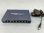 Netgear Gigabit switch GS108 als nieuw, Comme neuf, Enlèvement ou Envoi