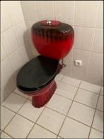 vintage badkamer  wastafel + spiegel +wc + lampen + bidet, Ophalen, Huis en Inrichting