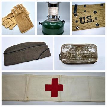 US WWII Lot verschillende items 1942-1945  beschikbaar voor biedingen