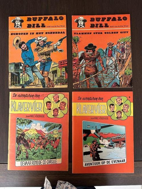 Karel Verschuere: Klavervier en Buffalo Bill, Boeken, Stripverhalen, Gelezen, Meerdere stripboeken, Ophalen of Verzenden