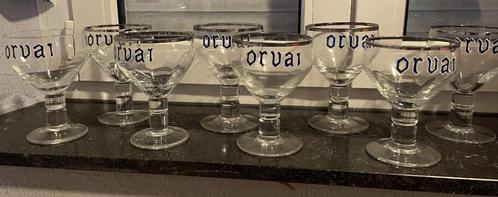 orval 8 verres émaillés, Verzamelen, Glas en Drinkglazen, Nieuw, Bierglas, Ophalen of Verzenden