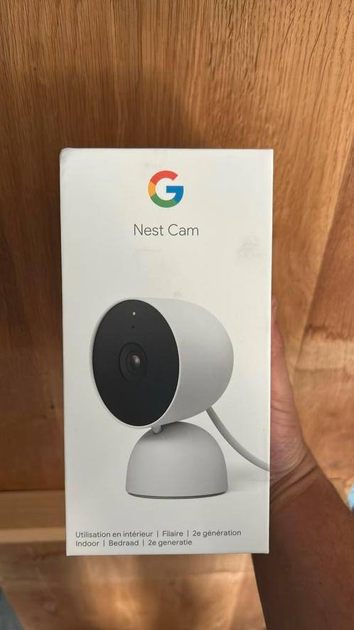 Google Nest Cam indoor, Audio, Tv en Foto, Videobewaking, Zo goed als nieuw, Ophalen