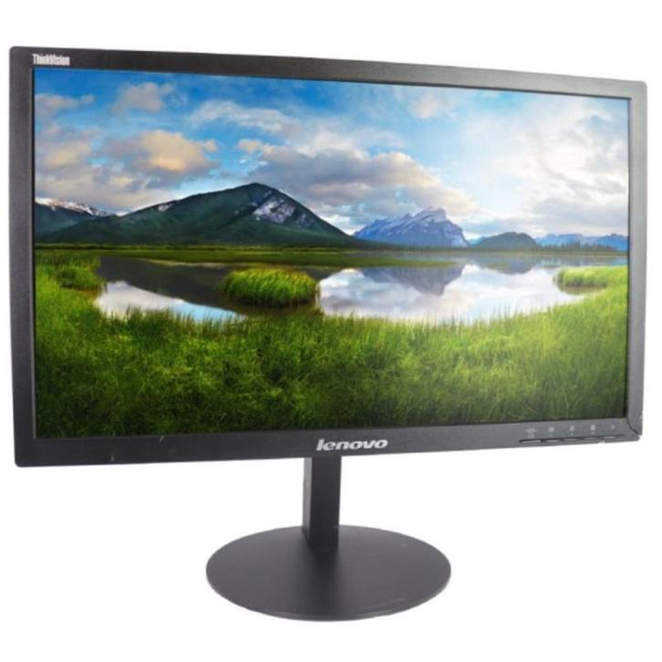 Lenovo Monitor 23" ( 2 stuks ), Computers en Software, Monitoren, Zo goed als nieuw, DisplayPort, DVI, VGA, In hoogte verstelbaar