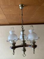 Klassieke plafondlamp, Minder dan 50 cm, Gebruikt, Ophalen, Glas