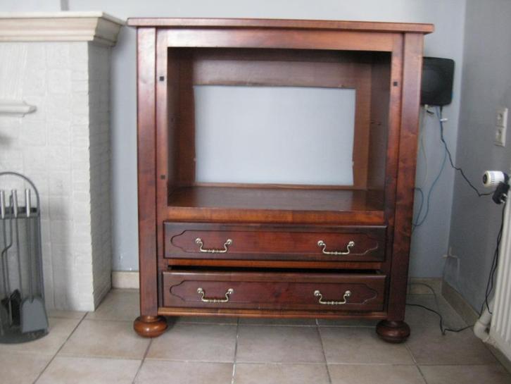 kast in kerselaar voor tv   wegens verhuis bieden, Huis en Inrichting, Kasten |Televisiemeubels, Gebruikt, 100 tot 150 cm, 100 tot 150 cm