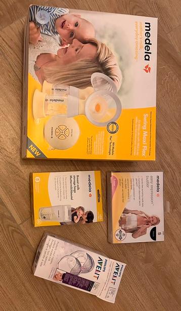 Medela dubbele borstkolf (swing maxi flex) beschikbaar voor biedingen