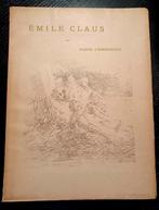 Camille Lemonnier, Emile Claus (1908), Boeken, Gelezen, Schilder- en Tekenkunst, Camille Lemonnier, Ophalen of Verzenden