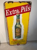 Plaque émaillée Extra Pils Piedboeuf en version flamande, Verzamelen, Ophalen, Zo goed als nieuw