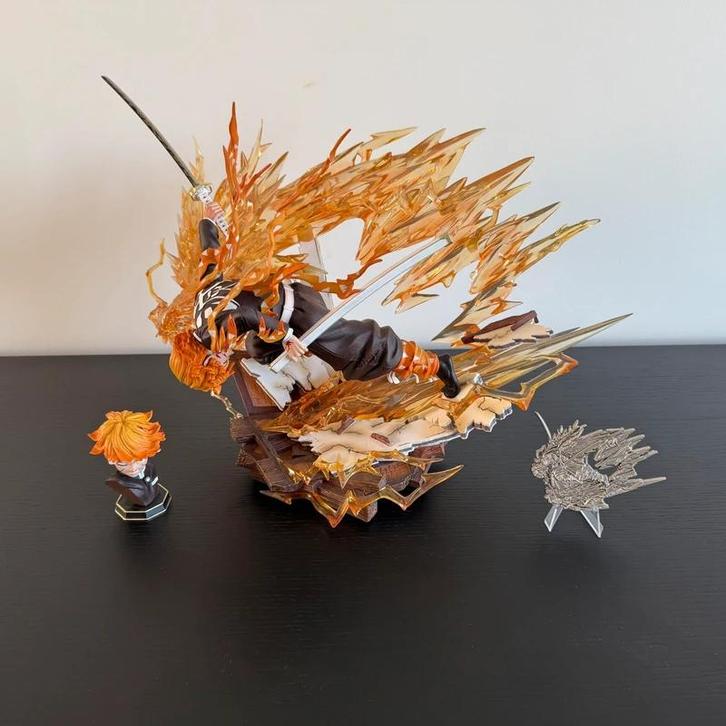 Figurine Hero Belief Zenitsu Demon Slayer Statue Figurine, Collections, Statues & Figurines, Comme neuf, Enlèvement