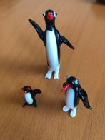 3 beeldjes glas pinguïns - Japans perode 1970, Ophalen of Verzenden, Zo goed als nieuw