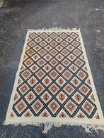 Vintage handgeknoopt wollen berber tapijt, Ophalen of Verzenden