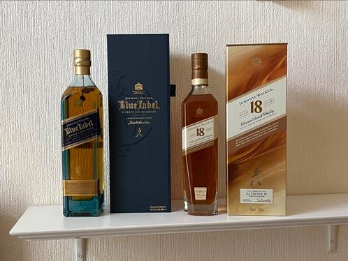 Whisky Johnny Walker Blue Label & Johnnie Walker 18 years, Verzamelen, Wijnen, Nieuw, Ophalen of Verzenden