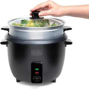 Rijstkoker BLACK+DECKER BXRC1800E - rijstkoker 700W. 1,8 lit beschikbaar voor biedingen