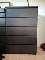 Malm ladekast ikea zwart, Huis en Inrichting, Ophalen, Gebruikt