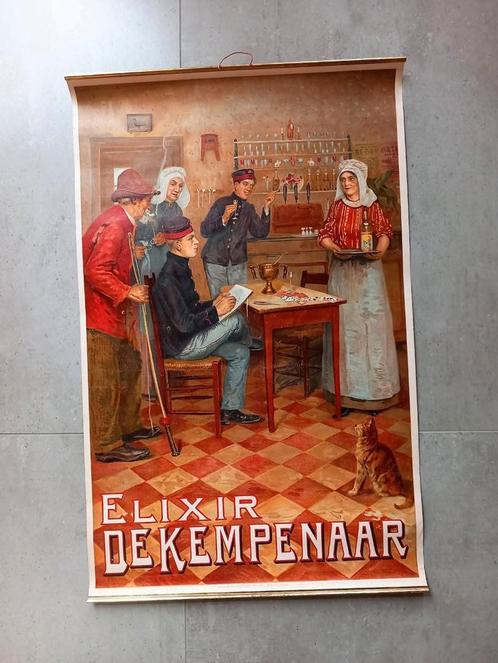 Affiche Elixir De Kempenaar, Verzamelen, Posters, Zo goed als nieuw, Reclame, Deurposter of groter, Rechthoekig Staand, Ophalen of Verzenden