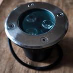 Grondspot 3W RVS (warm white), Tuin en Terras, Ophalen, Overige materialen, Minder dan 50 watt, Nieuw