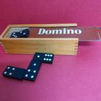 Domino spel in houten kistje., Hobby en Vrije tijd, Ophalen of Verzenden, Zo goed als nieuw