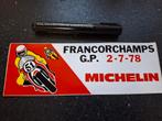 Sticker GP motocross Francorchamps Michelin 1978, Ophalen of Verzenden, Zo goed als nieuw, Auto of Motor