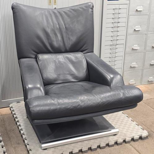 1x ROLF BENZ fauteuil 6500 leer leder ala nieuw leolux sede, Huis en Inrichting, Fauteuils, Zo goed als nieuw, Leer, 75 tot 100 cm