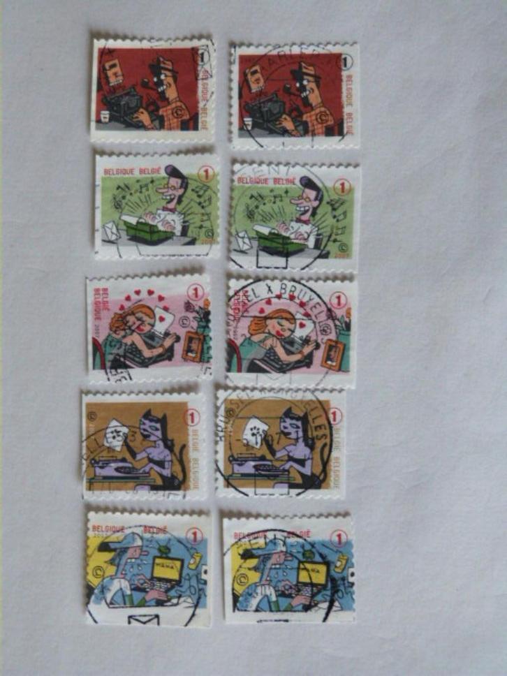 België gestempeld nr. 3715/19a, Postzegels en Munten, Postzegels | Europa | België, Gestempeld, Gestempeld, Ophalen of Verzenden