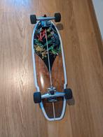 Longboard surfskate Oxelo + valbeveiliging, Sport en Fitness, Skateboarden, Ophalen, Zo goed als nieuw, Longboard