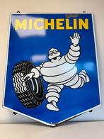 MICHELIN emaille reclamebord XL 1962, Ophalen of Verzenden, Gebruikt, Reclamebord