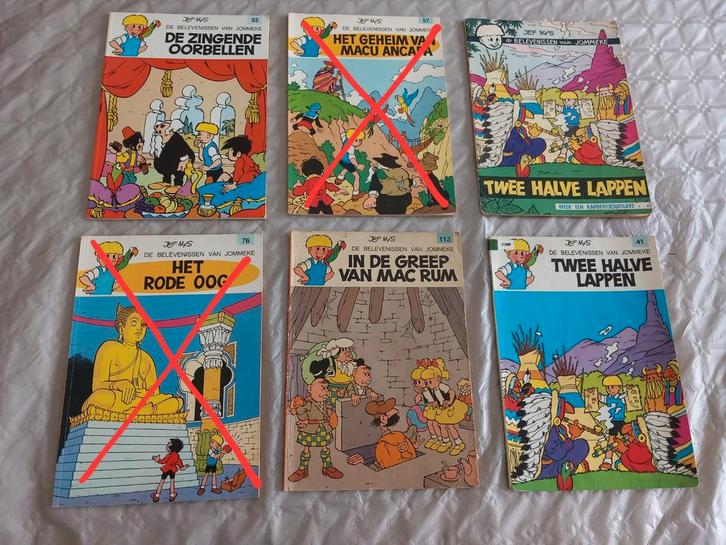 Jommeke strips + GRATIS strip, Boeken, Stripverhalen, Gelezen, Meerdere stripboeken, Ophalen of Verzenden