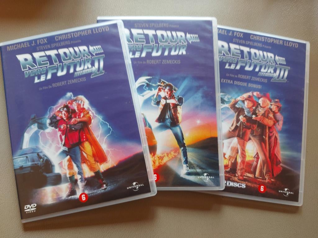 Coffret DVD Retour vers le Futur ( 4 DVD ) Trilogie, Enlèvement, Comme neuf, Coffret