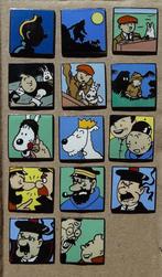 Tintin pin's Corner Coinderoux complete vierkante serie, Overige typen, Ophalen of Verzenden, Zo goed als nieuw, Kuifje