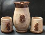 Orval Trappist bierset 2 bierpot + 1 grote kan, Ophalen of Verzenden
