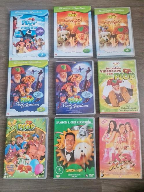 Dvd tekenfilms : studio 100 : plop / K3 / samson, Cd's en Dvd's, Dvd's | Kinderen en Jeugd, Zo goed als nieuw, Ophalen of Verzenden
