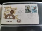 Belgie 1967 - FDC Europa CEPT - werkverschaffing - GENT, Met envelop, Europa, Ophalen of Verzenden, Gestempeld
