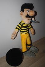 Lucky Luke ,knuffel ,Dalton + ketting en bal ,labels ,50 cm, Verzamelen, Ophalen of Verzenden, Overige figuren, Zo goed als nieuw