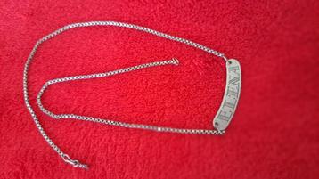 collier en argent gravé ELENA (années 70) beschikbaar voor biedingen