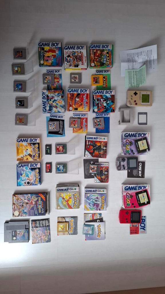 Lot Jeux Game Boy + 2 Consoles Game Boy Color (boîte d'origi, Games en Spelcomputers, Games | Nintendo Game Boy, Gebruikt, Ophalen