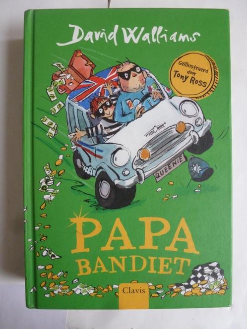 Papa bandiet, David Walliams, Boeken, Kinderboeken | Jeugd | onder 10 jaar, Zo goed als nieuw, Fictie algemeen, Ophalen of Verzenden