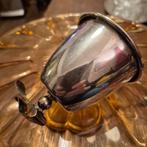 Taartvorkjes vaasje, verzilverd met lichte gebruikssporen., Ophalen of Verzenden