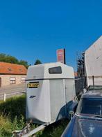 Aanhangwagen voor paarden., Ophalen, Gebruikt, Hout, 2-paards trailer