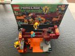 Lego minecraft 21154 the blaze bridge, Comme neuf, Ensemble complet, Enlèvement, Lego