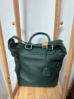 Celine dark green leather bag, Utilisé, Enlèvement ou Envoi