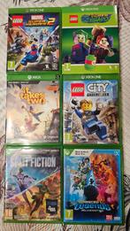 XBOX pakket : 2 controllers + lader + 6 games, Ophalen, Gebruikt, Avontuur en Actie