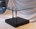 Ronald Schmitt Side table, Glas, 55 tot 75 cm, Ophalen of Verzenden, 45 tot 60 cm