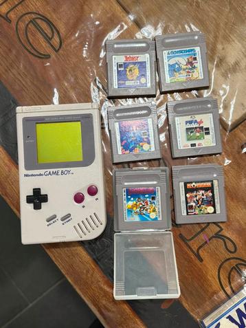 Console Nintendo Game Boy FAT (1989) 6 jeux État impeccable beschikbaar voor biedingen