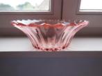 * vintage roze schaal persglas, Ophalen of Verzenden